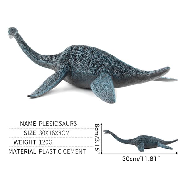 Plesiosaur Dinosaur Legetøj Plastikmodel Simuleret Børnegave