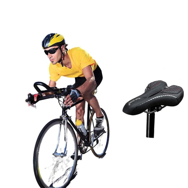 Cykel Soft Gel Sadelsæde Red