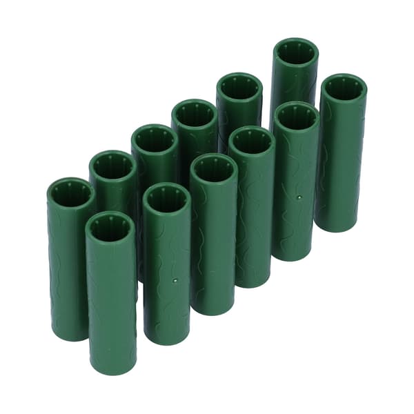 12 st Trädgårdsstake Kopplingsrör 11mm Innerdiameter Vinrankor Klätterväxtstöd