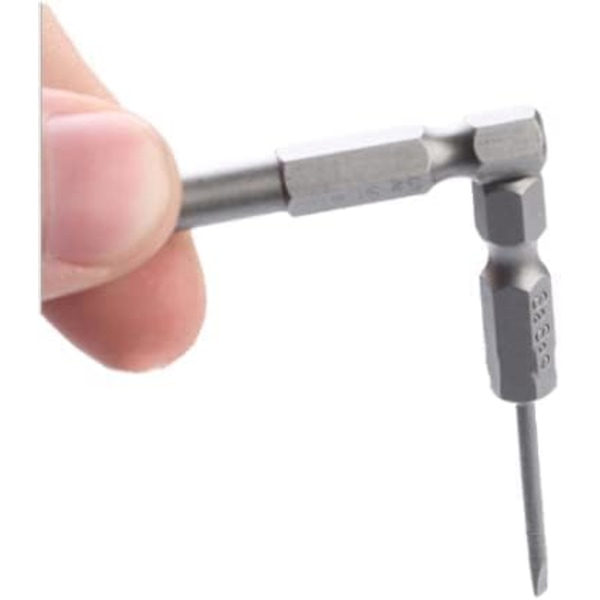 5 kpl set 50 mm 1/4" magneettiruuvitaltan kärjet kuusiovarsi U-muotoinen pää