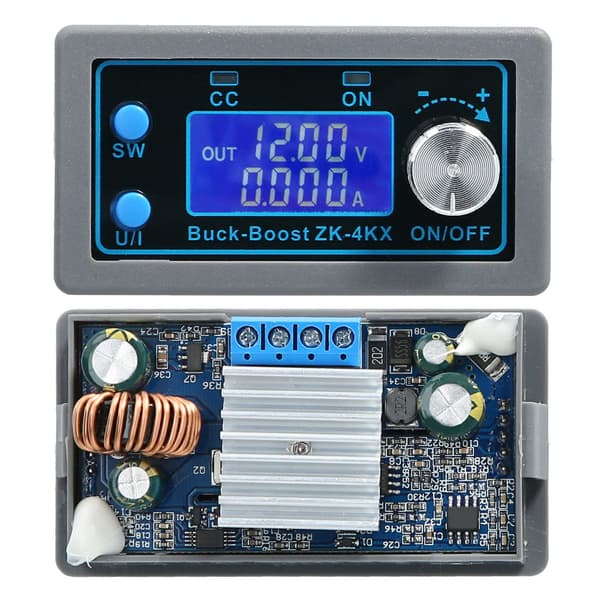 Boost Strømforsyningsmodul DC Programmerbar Justerbar DIY Konstant Spenning Strøm ZK-4KX