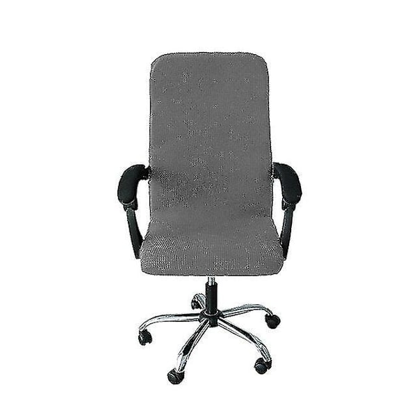 Office Computer Game Chair Cover Armchair Elastic Stretch Swivel Seat Gaming Chair Protector Slipcover Arm Rest Cover Dark gray M--chair cover