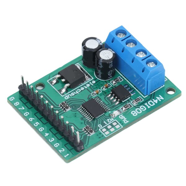 Input Output Control Module 8 Kanal 9600BPS RS485 TTL Controller Board N4DIG08 Med Pin