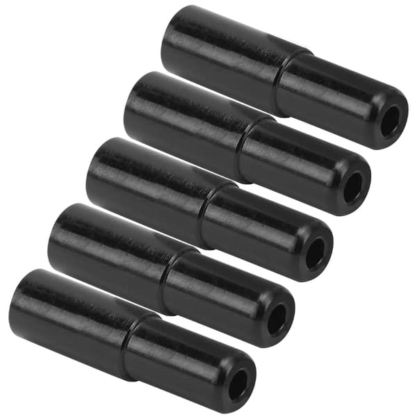 Cykelbremsekabelhætte 5 mm aluminiumslegering til mountainbike, sort