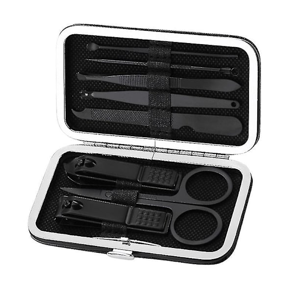 Nagelmanikyr Set Kostym Sax Stål Rostfritt Pedikyr Verktyg Filvård Resehygien Kit Nageltrimmer Set