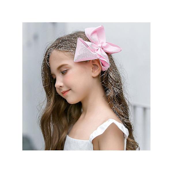 20 st Flerfärgade Grosgrain Ribbon Hårklämmor L