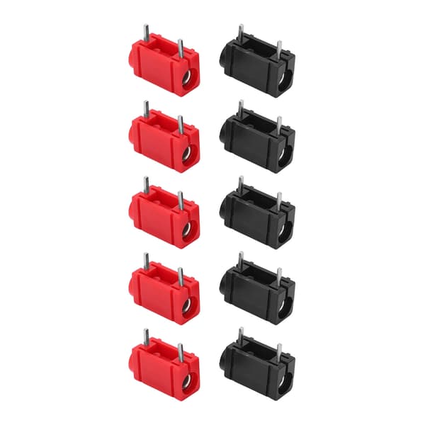 10 stk. PCB Banan Socket God Konduktivitet 4mm Korrosjonsbestandighet Stabil PCB Panel Socket Connector