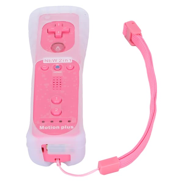 Vibrerende fjernkontroll med Motion Plus - Rosa