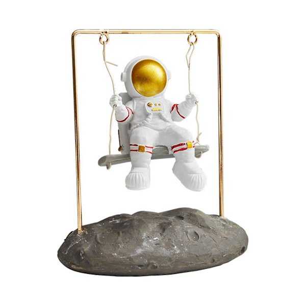 Stimulation Astronaut Ormament with Swing Kestävä pitkäkestoinen irrotettava ainutlaatuinen muotipuku Sitting