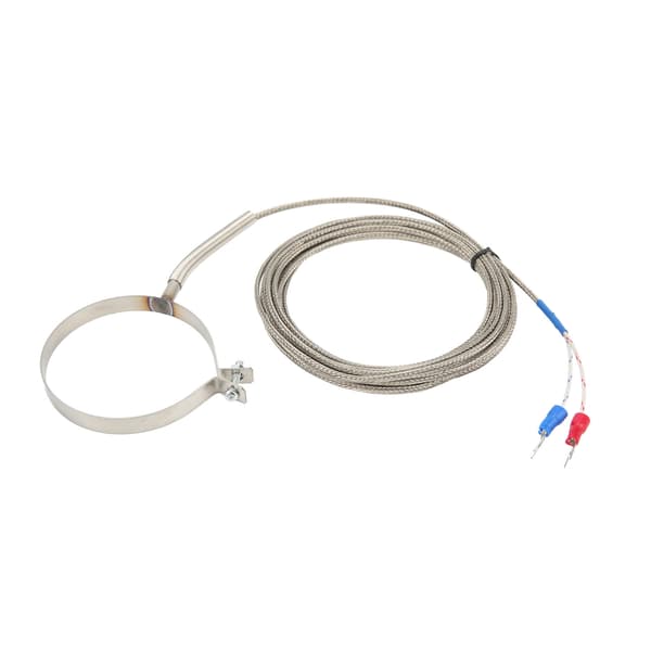 60mm Rostfritt Stål Termoelement 0‑400°C K Typ Temperatursensor Gänga för Industri 3 Meter / 9.8ft