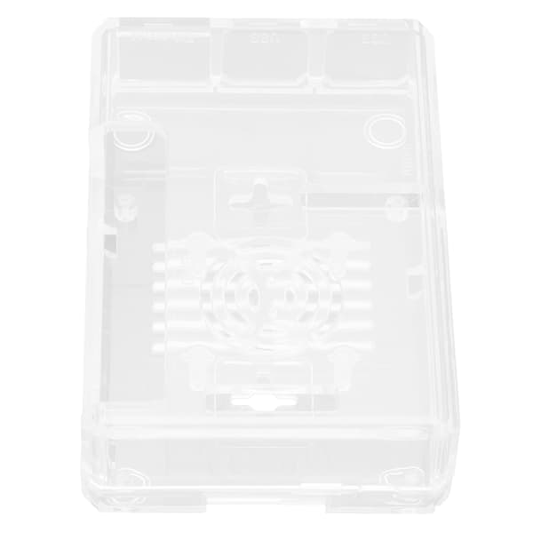 Kabinet til Raspberry Pi 4 Model B ABS Case Microcomputer Køleskal med Skridsikker Måtte