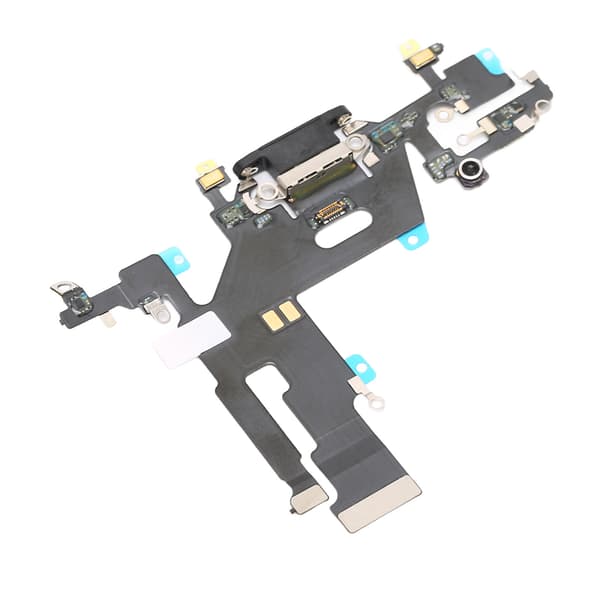 Laderportmodul USB Laderport Dockkontakt Mikrofon Mic Flexkabelmodul for iPhone 11