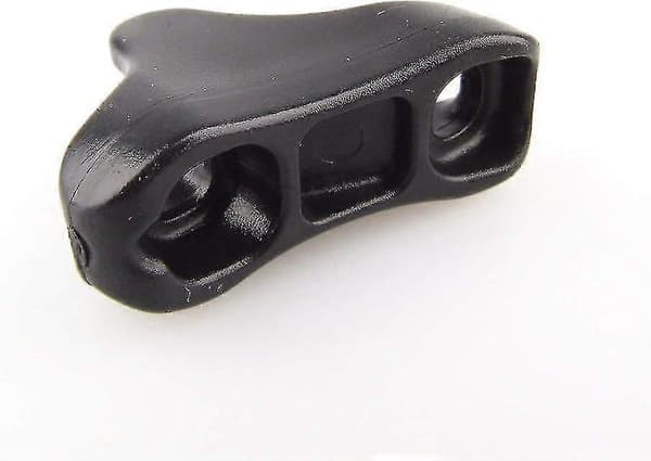 10 stk. sorte plasttovstrammere, 3 cm lange, til campingtelt