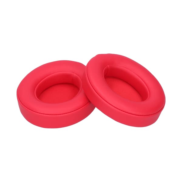 Hodetelefon Øreputetrekk Memory Foam Headset Putepute Erstatning for Monster 2.0Red