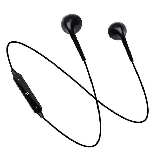 Halshängande In-ear Trådlös Bluetooth hörlur Stereohörlur med mikrofon-svart