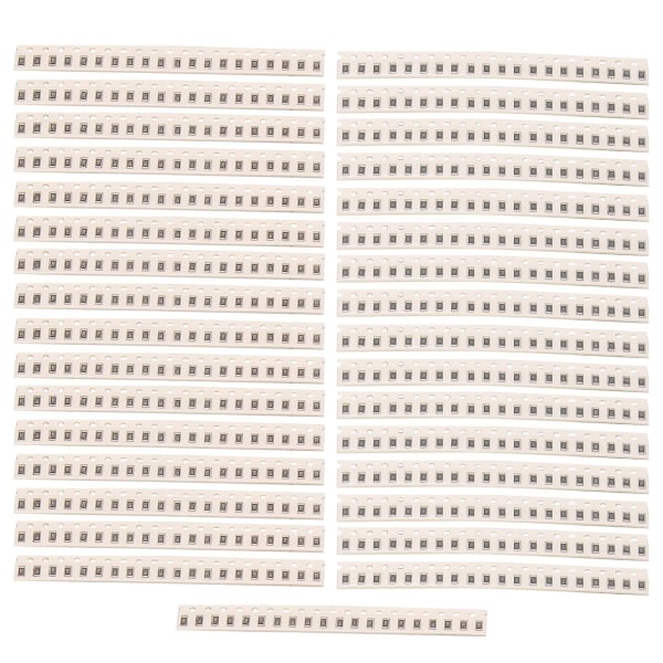 1206 Smd Resistor Kit Assorted Kit 1ohm-1m Ohm 1% 33valuesx 20st=660st Sample Kit picture color
