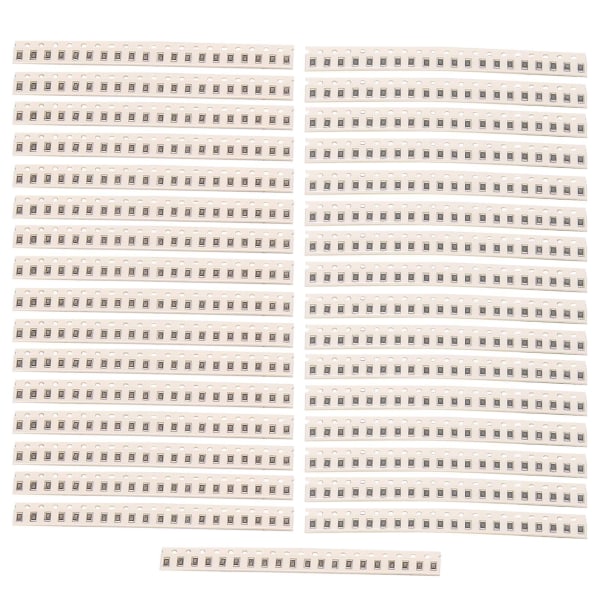 1206 Smd Resistor Kit Assorted Kit 1ohm-1m Ohm 1% 33valuesx 20st=660st Sample Kit picture color