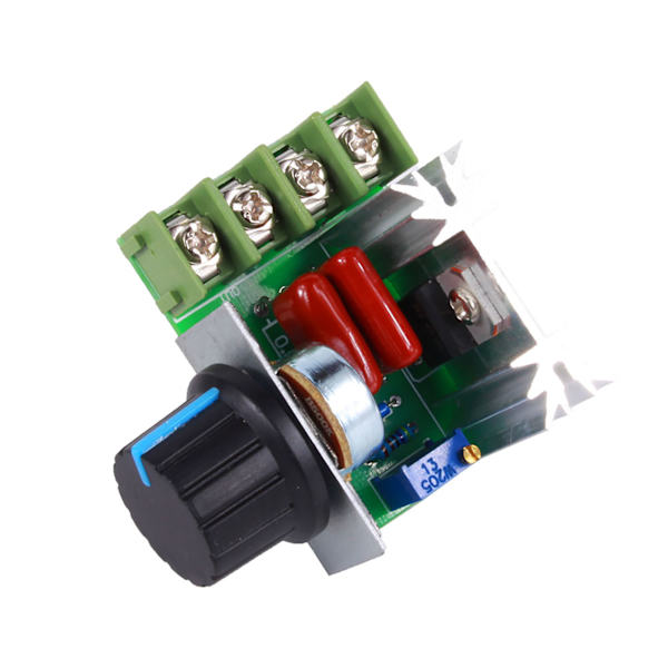 2000W AC Motorhastighetskontroller 50-220V 25A Justerbar Motorhastighetskontroller Spenningsregulator
