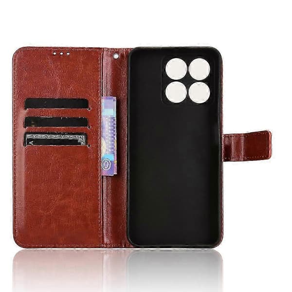 Til Zte Blade A35/a55 Etui Hest Pu Telefon Pung Etui Multicolor Style D