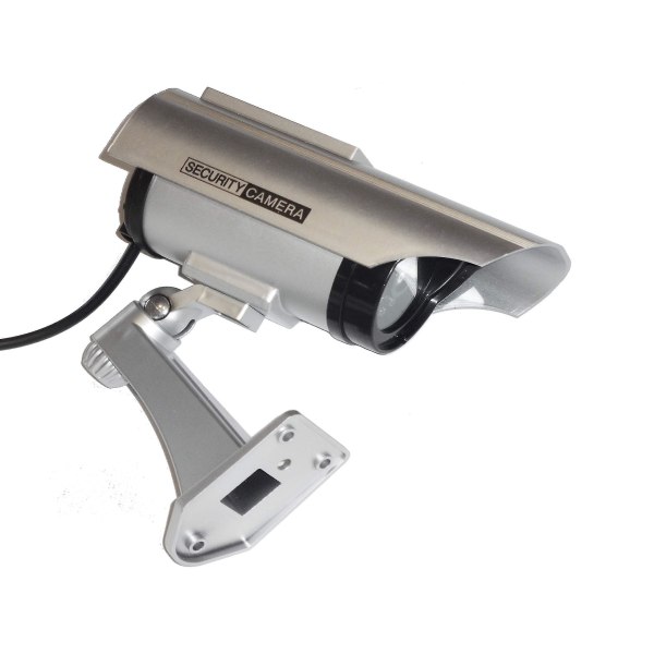 Overvågningskamera Solar Dum Udendørs Kamera Dum Med Og Blinkende Video Overvågningsprojekt Overvågning