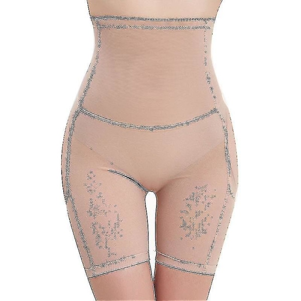 Kvinder Højtaljet Hofte Butt Enhancer Belly Control Trusser Shapewear med aftagelige puder (1 stk-sort)