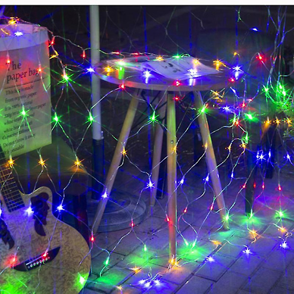 Net Lights Garden Mesh Lights 1.5*1.5m 96 Led Fairy Light Net Lights Warm White Net Lights For Holiday European