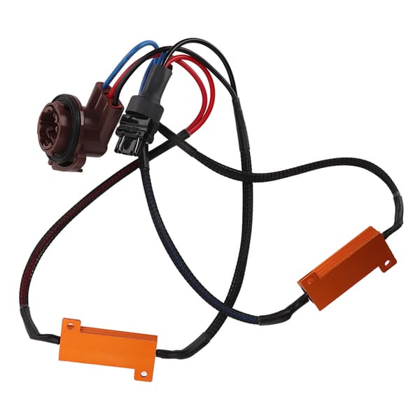 2 stk. LED-modstand Dobbelt modstand Enkelt ledning 50W Medium effekt Nøjagtig dekodning LED-belastningsmodstande Adapter