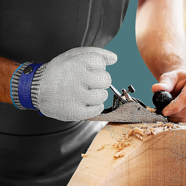 Kuttbestandige hansker Grade 9 Cut rustfritt stål Nettinghansker S S