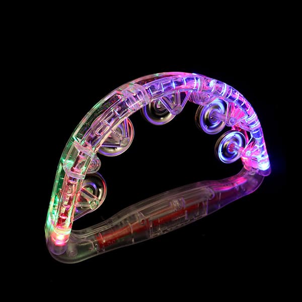 2. LED-musiikkitamburiini, vilkkuva käsi-lyömäsoitin