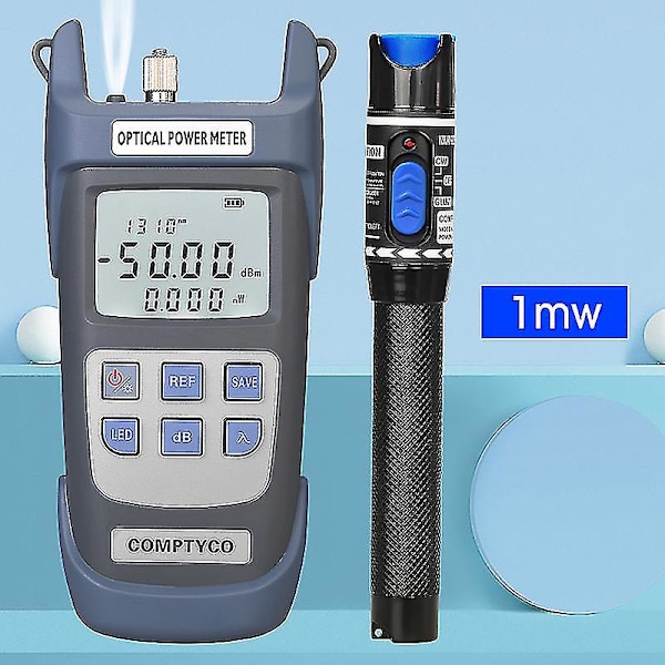 2 In1 Ftth Fiber Optic Tool Kit Fiber Optical Power Meter -50~+26dbm Visual Fault Locator Fiber Optic Test Pen And50mw 1/10/30mw G510A and 1MW