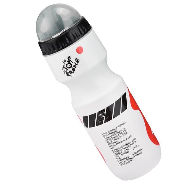 650 ml:n Vedenpullo Pyöränpidikkeellä, Maastopyörille (Valkoinen)