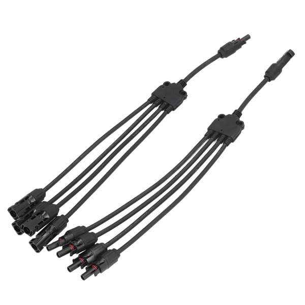 Solar Connector Y Gren 1 til 4 Vanntett Parallelladapter Splitter for Utendørs