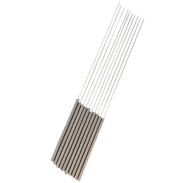 3D Printer Tilbehør 10 stk. Rustfrit Stål og Kobber 0,4 mm Dyse Rensenåle