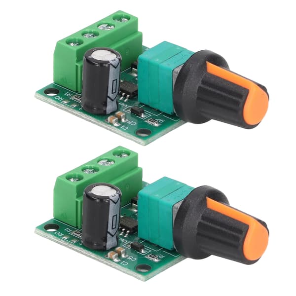 2 sæt motorhastighedsregulator PWM-kontrolkontaktregulator DC 1,8V‑12V til ventilatorpumpe