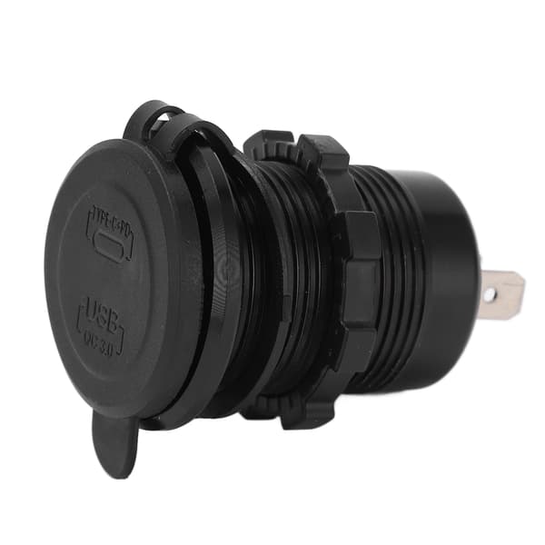 USB Billader Vanntett Dobbel Port Hurtiglading 12V 24V
