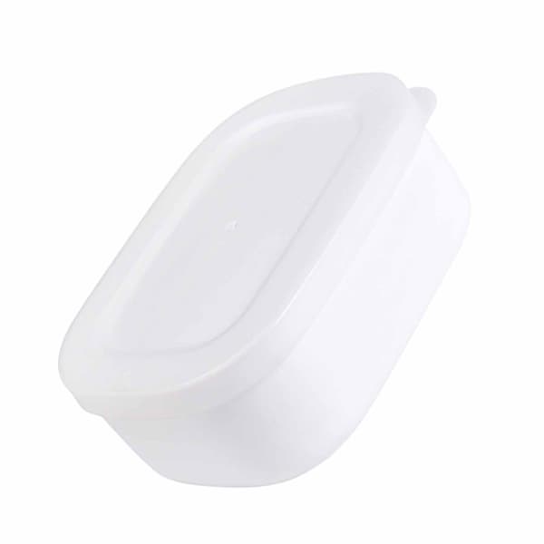 Matboks Mini Lunsjboks Bærbar Bento Boks 280ml Hvit for Kontor Studenter