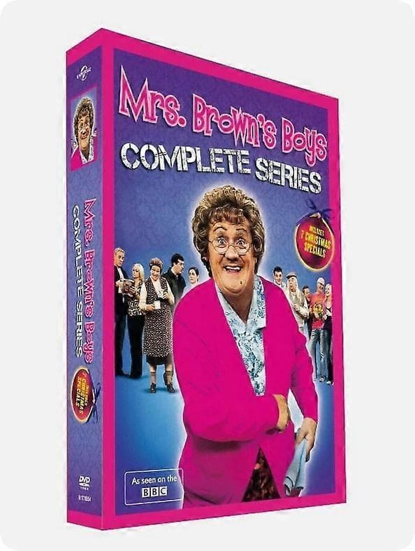 【BQ】Mrs. Brown's Boys Komplet TV-serie DVD 8-disc engelsk version boks sæt