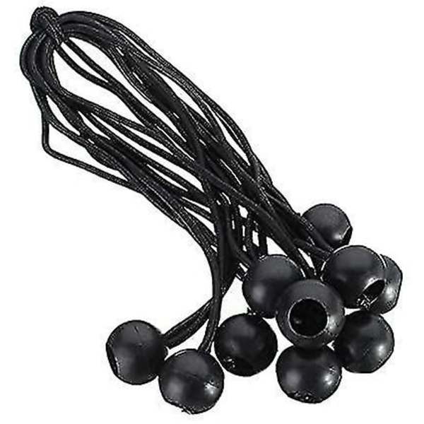 50 st Elastic Ball Bungee Linor, Tarp Spännare För Gazebo, Camping, Tältlinor, Gardiner