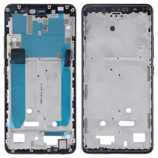 【BQ】Frontdæksel LCD Ramme Bezel Plade med Sideknapper Kompatibel med BQ Aquaris X2 / X2 Pro (Sort) Black