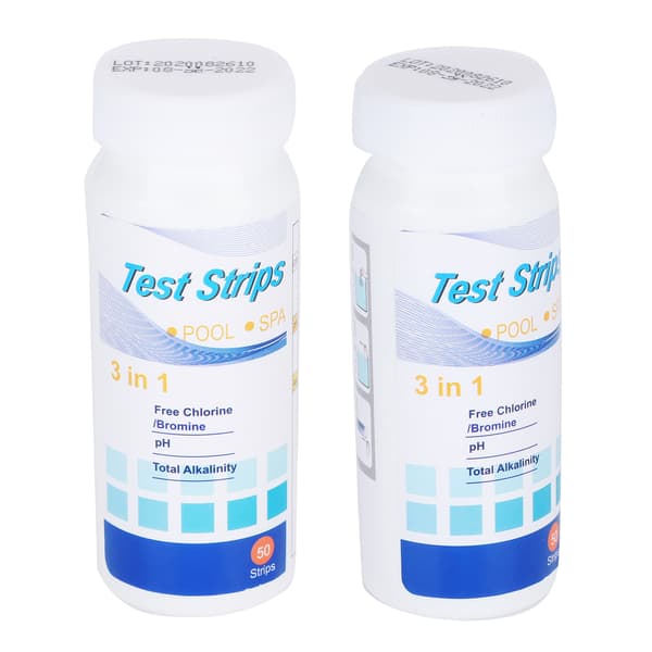 3 i 1 Vatten pH Testpapper Simbassäng Spa Klor Testremsor Poolrengöringstillbehör