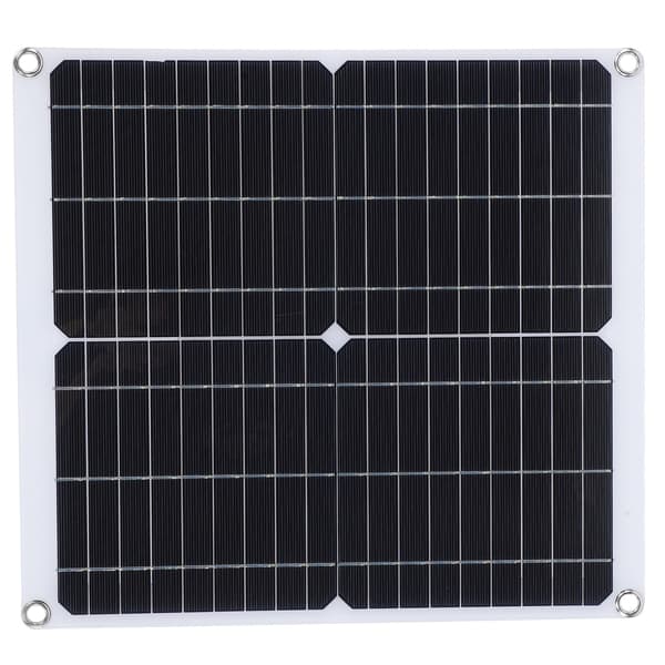 20W 18V Solcellepanel Dobbel USB Bærbar Utendørs Telefonlader