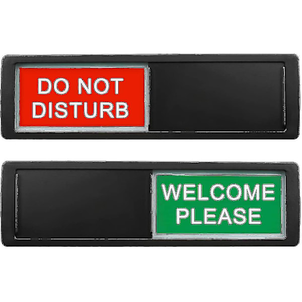 1 stk Åbent lukket skilt, åbent skilte privat skydedørsskilt Indikator Do not disturb sign