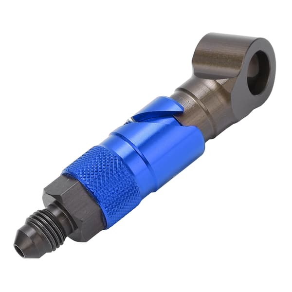 Bremseledning Quick Release Adapter Fitting Buet Universal til Olie Brændstofvæskeslange Blå