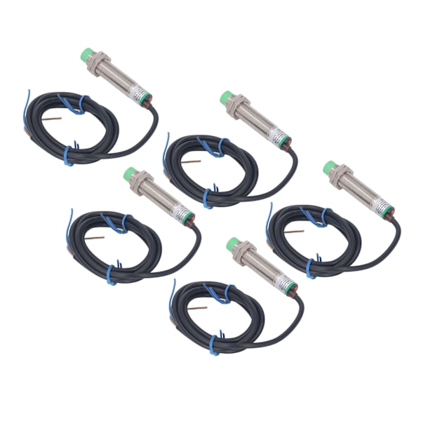 5 stk. M12x1 PNP NC IP65 Induktiv Nærhedssensor Switch 6-36VDC Approach Sensor