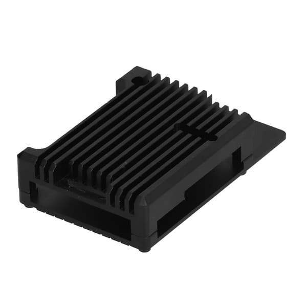 Etui til Raspberry Pi 3 Model B B+ Sort Aluminiumlegering Anodisk Oxidation CNC Skal