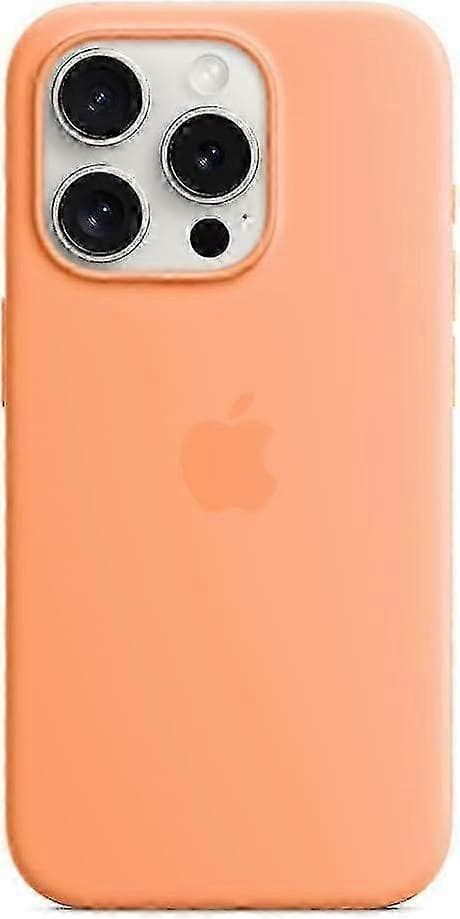 Silikondeksel med MagSafe til Apple iPhone 15 Pro – WK Orange Sorbet