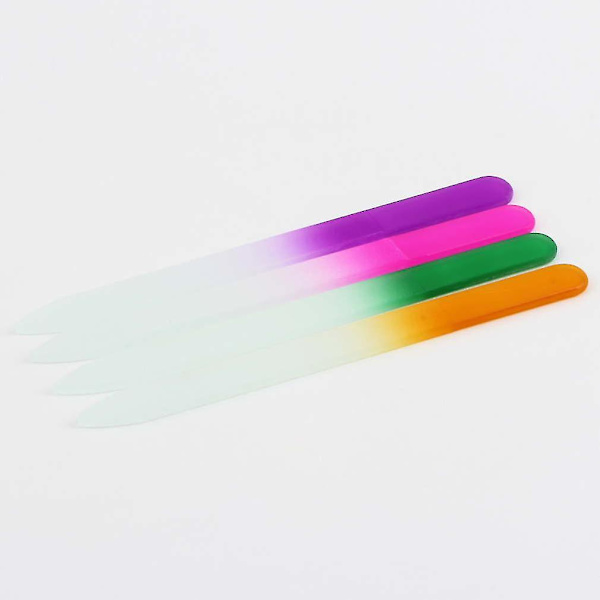 Pro Nail Art Hållbar Crystal Buffer Files Manikyr Device File Beauty Tool