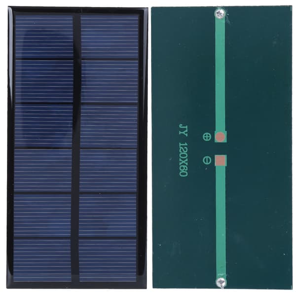 1W 3V Portabel Kristallint Kisel Solpanel Utomhus DIY Laddare