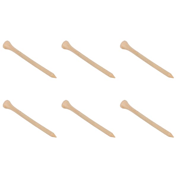 50-pack Starka Golf-Tees i Trä 83mm för Golftillbehör