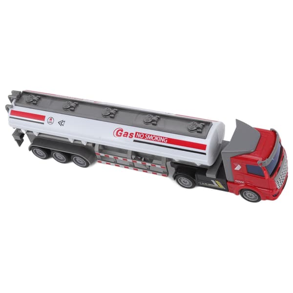 1 48 Skala Pull Back Oljetankbil Modell Tungt Anläggningsfordonsleksak